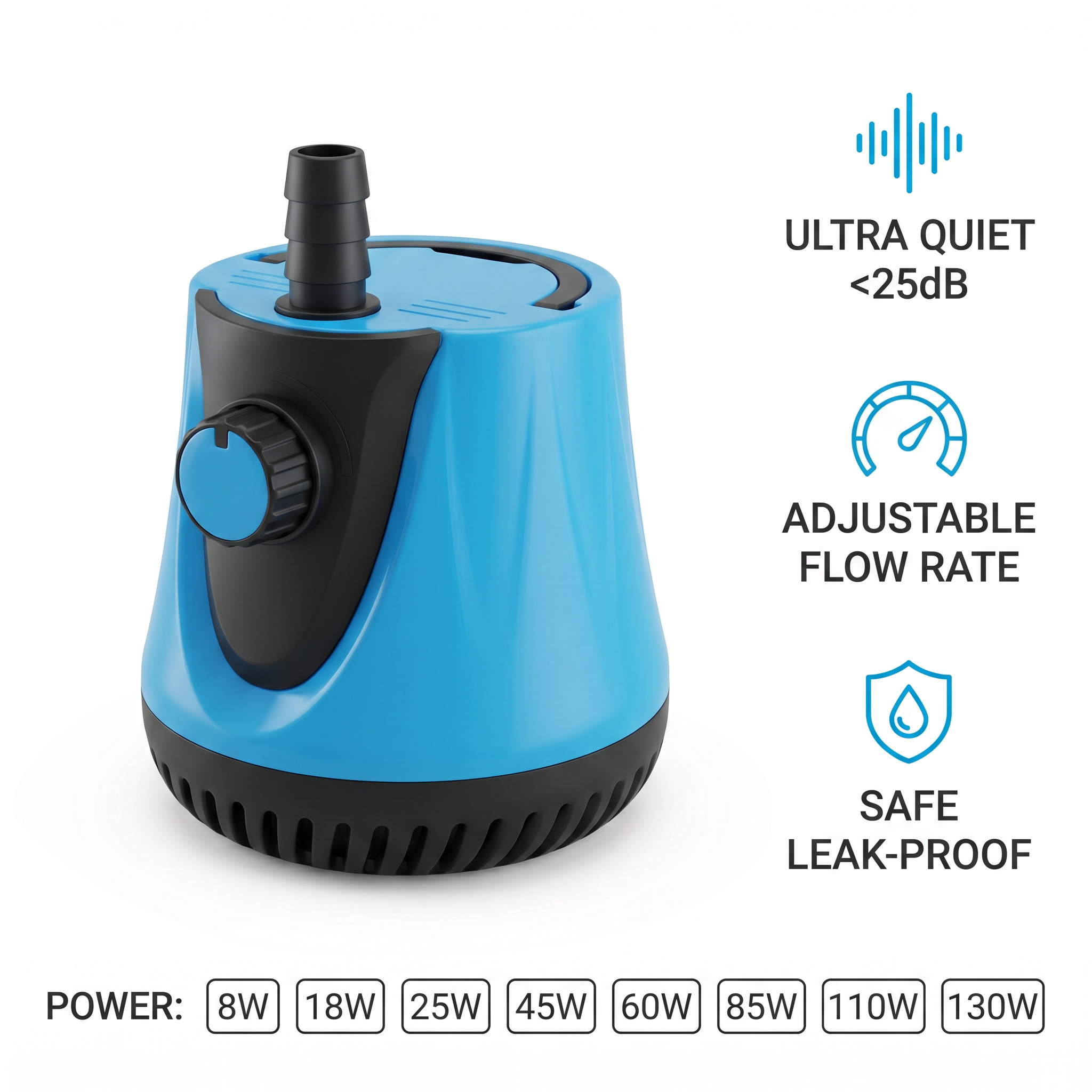 Marine Aquarium Nano - Ultra Silent Aquarium Bottom Suction Pump