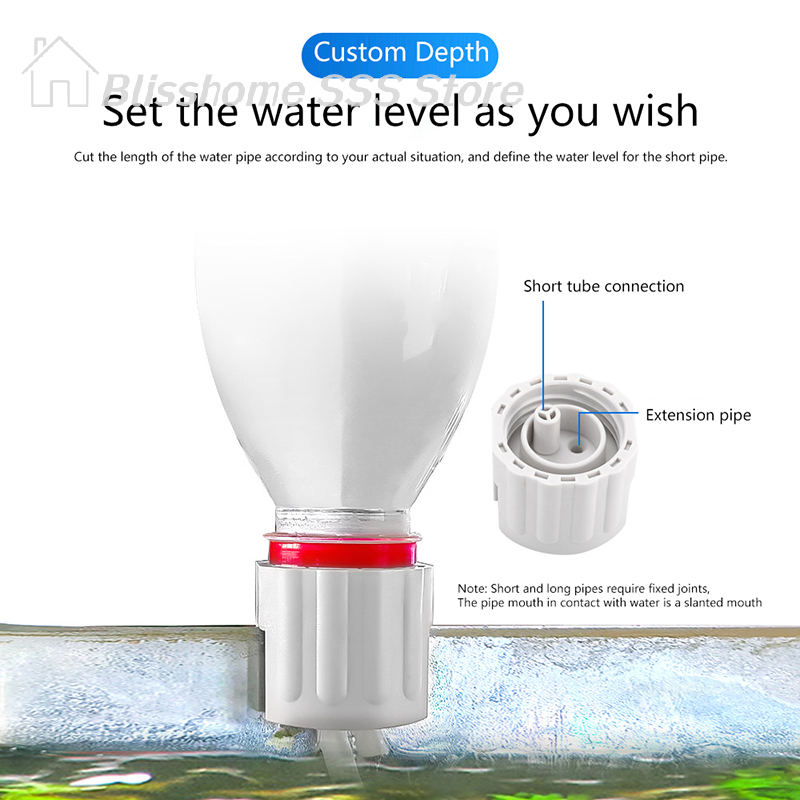Marine Aquarium Kit - 【S】1 Set Wall Mounted Automatic Water