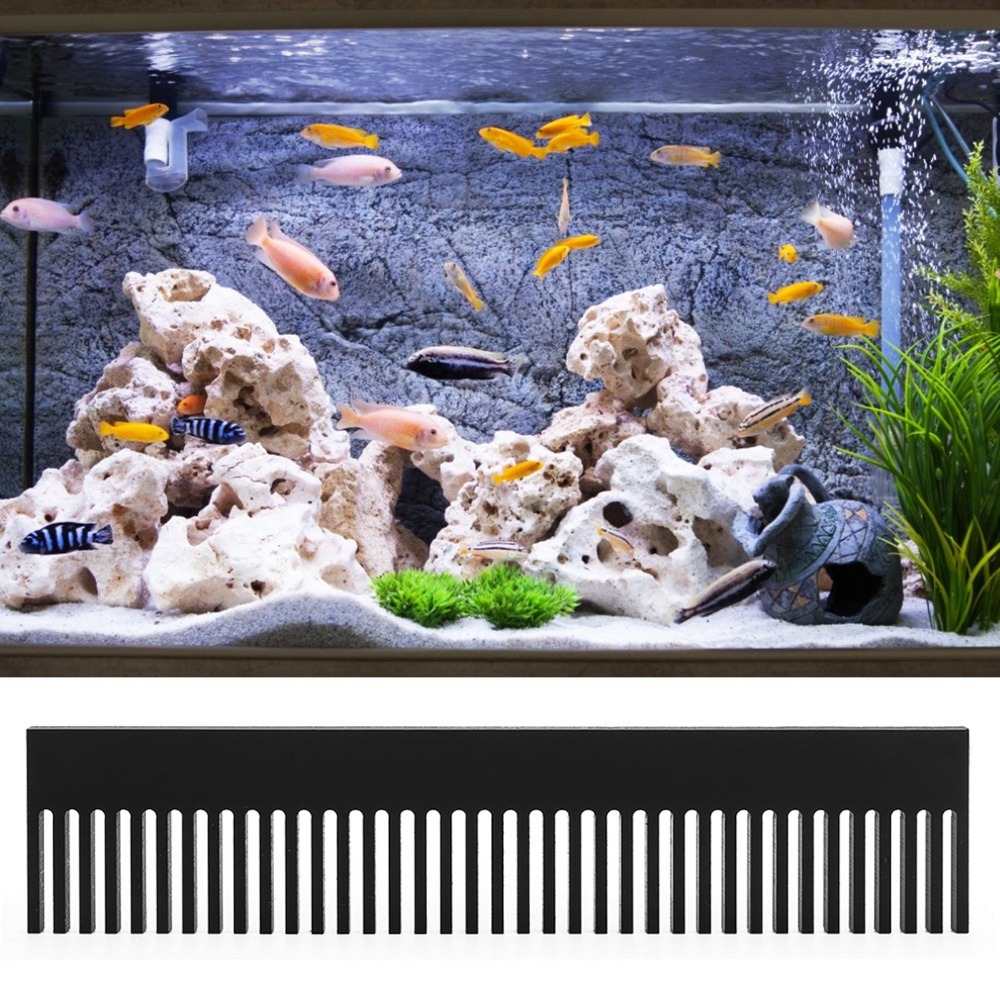 Marine Aquarium Glue - Acrylic Acrylic Flow Weir Comb Black