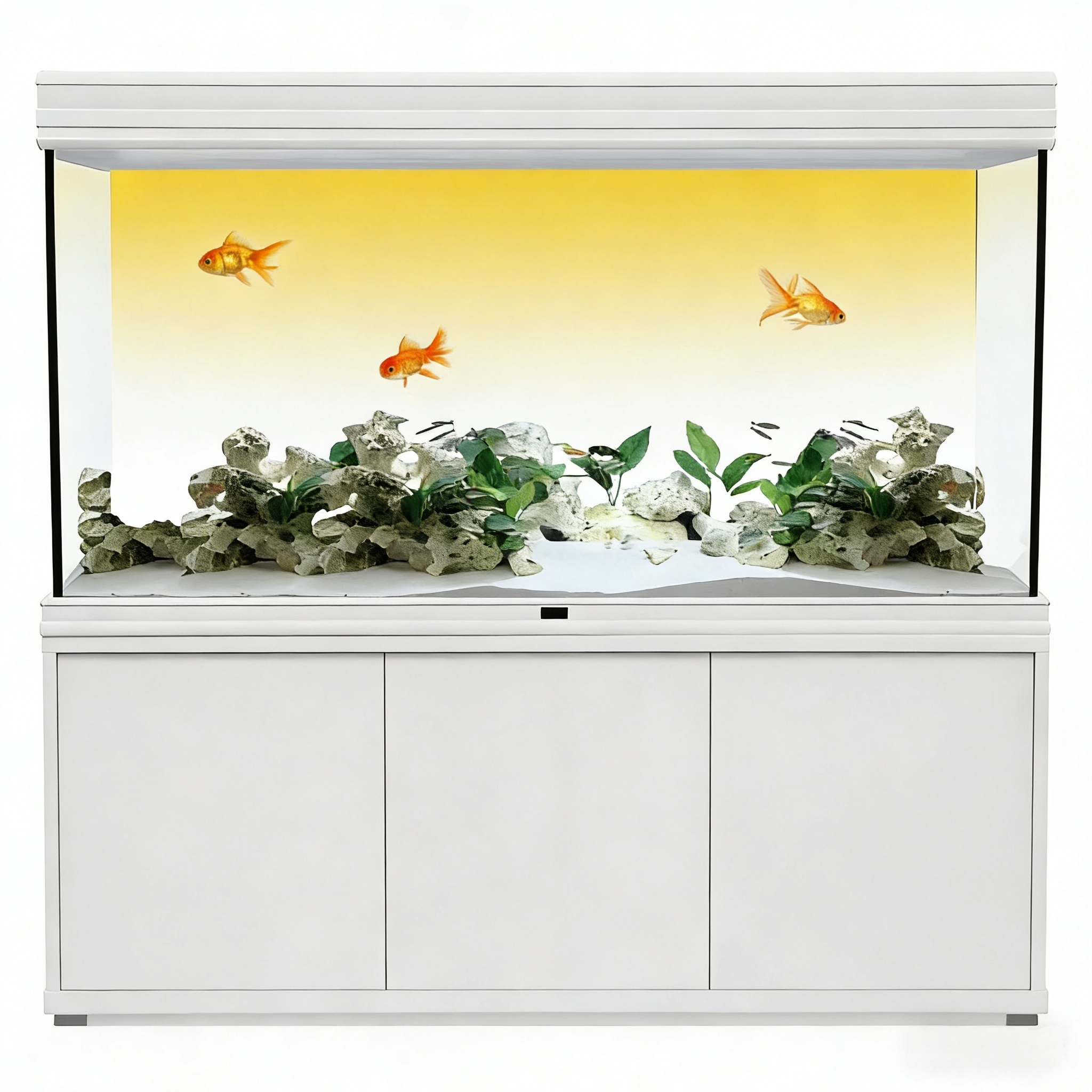 Yellow and white gradient，Fish - Marine Aquarium Glue 리뷰 및 가격