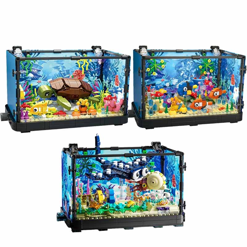 Fish Tank Building Block Set w - Marine Aquarium Kit 리뷰 및 가격