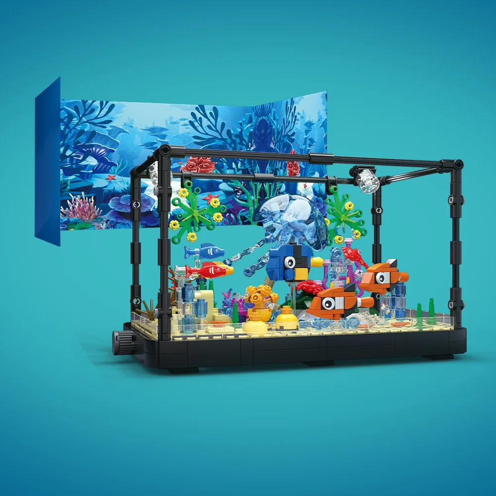 Fish Tank Building Block Set w - Marine Aquarium Kit 리뷰 및 가격