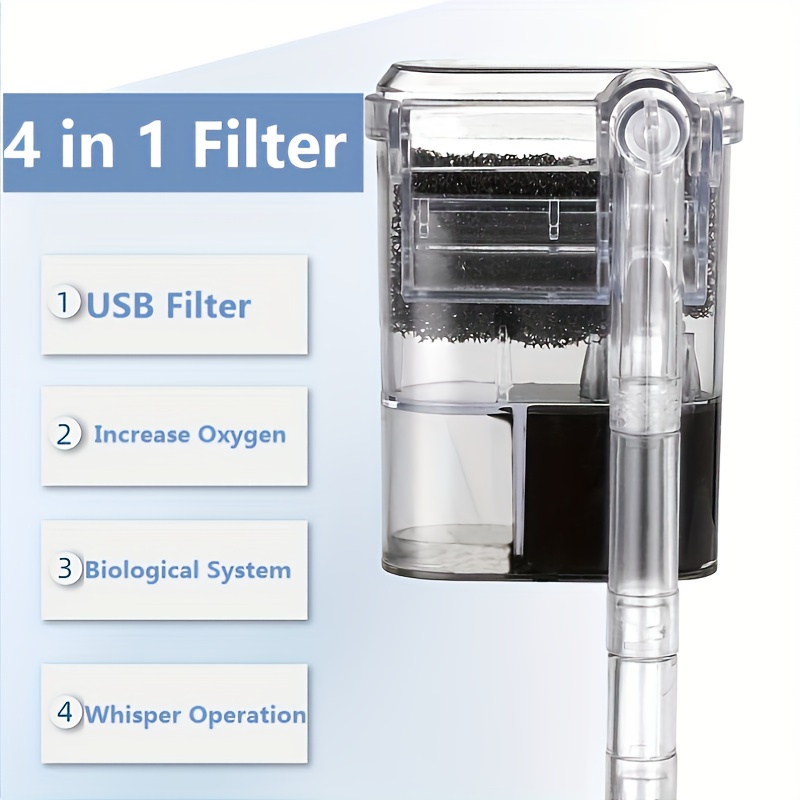 2.5W DC 5V Wall-hanging Filter - Marine Aquarium Overflow 리뷰 및 가격
