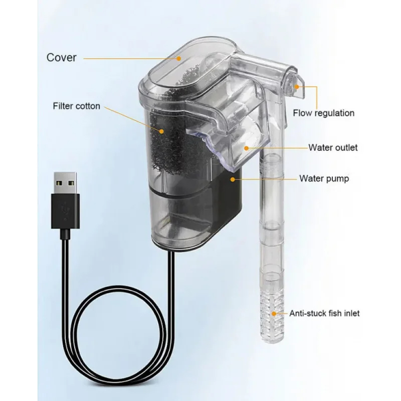 Wall-hanging Filter For Fish T - Marine Aquarium Overflow 리뷰 및 가격
