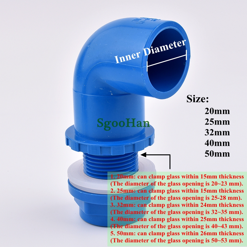 1PC 5 Size Available PVC Pipe  - Marine Aquarium Overflow 리뷰 및 가격