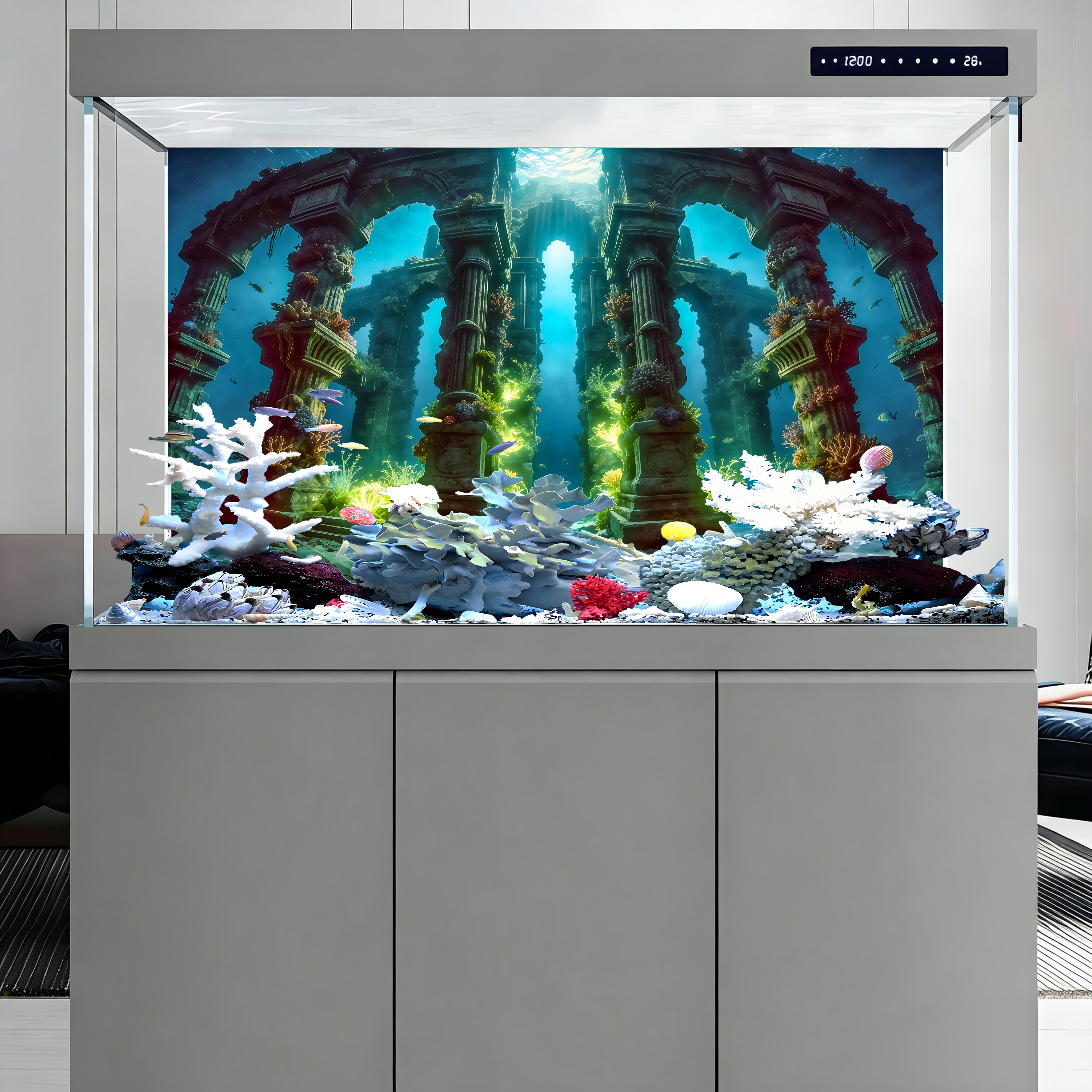 Deep-sea relics，Fish tank back - Marine Aquarium Glue 리뷰 및 가격