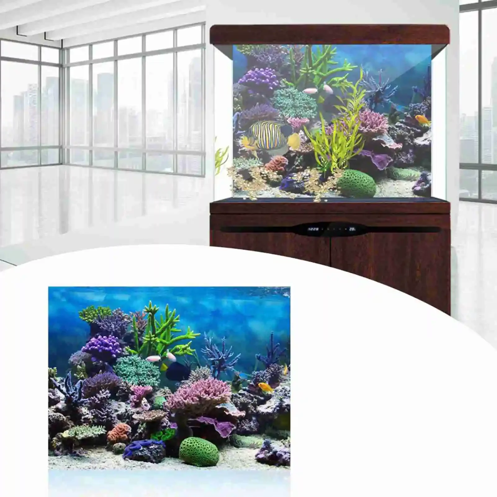 3D Aquarium Landscape Poster R - Marine Aquarium Glue 리뷰 및 가격