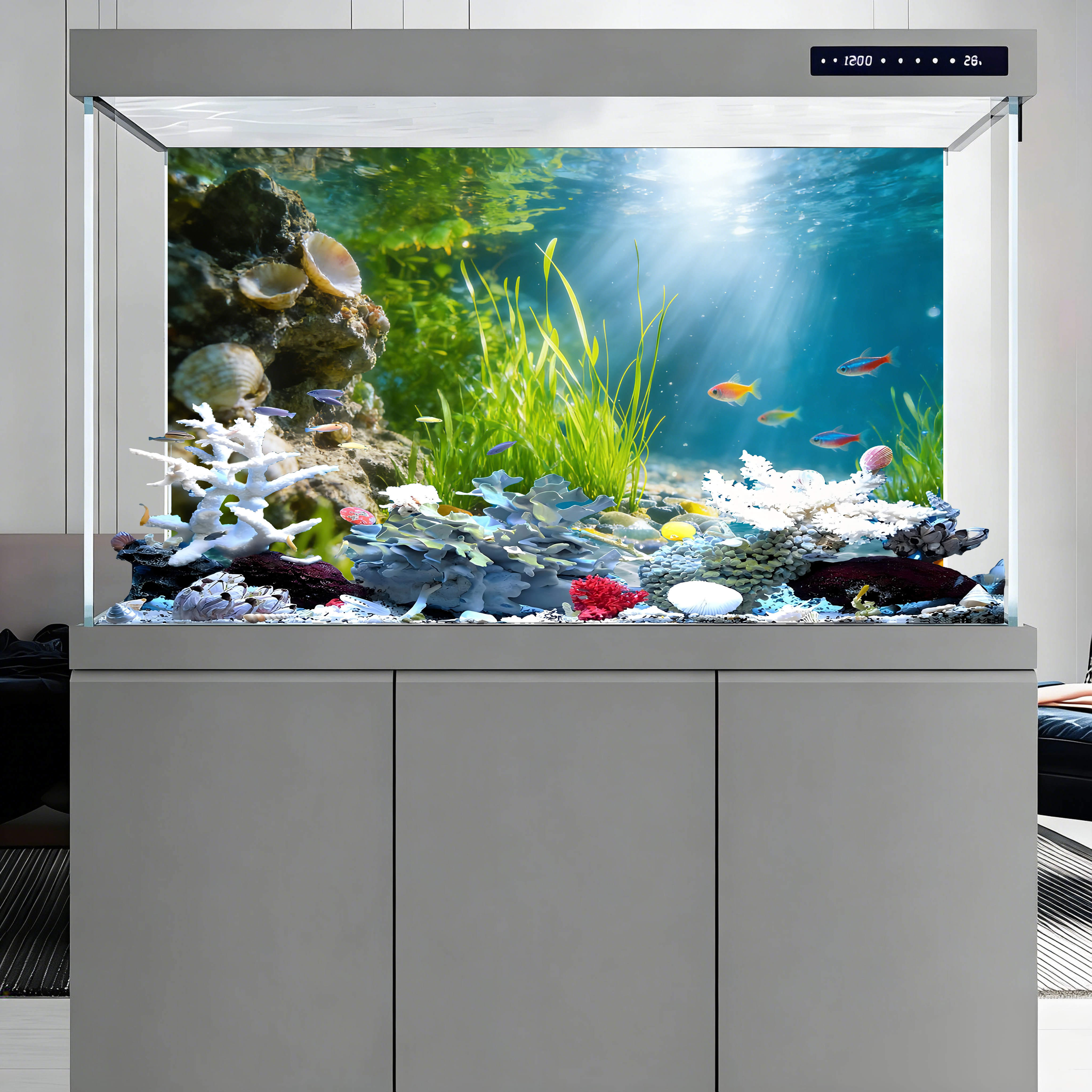 Shell reefs,seaweeds ，Fish tan - Marine Aquarium Glue 리뷰 및 가격