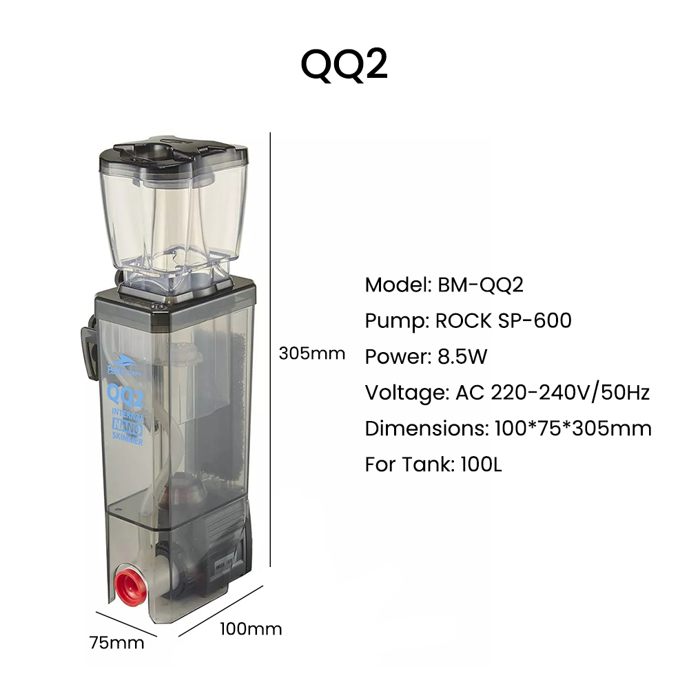 Bubble Magus BM QQ2 Internal H - Marine Aquarium Protein Skimmer 리뷰 및 가격